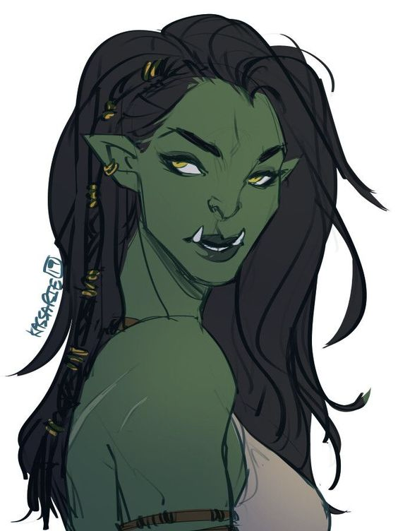 Orc Chieftesses are not particularly uncommon; if you are the strongest, you may rule