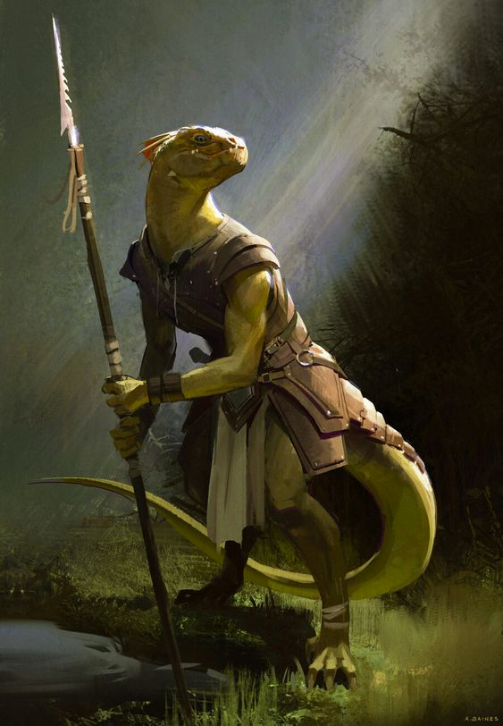 Lizardfolk tend to keep to themselves in secluded tribal societies deep within humid swamps and jungles