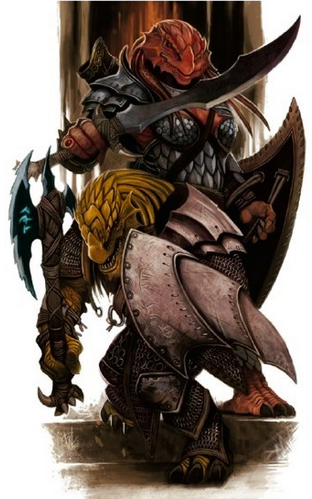 DragonBorn mercenaries have a reputation for being incredibly dangerous, albeit extremely honorbound and legalistic