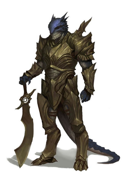 DragonBorn paladins commonly serve the goals of Bahamut