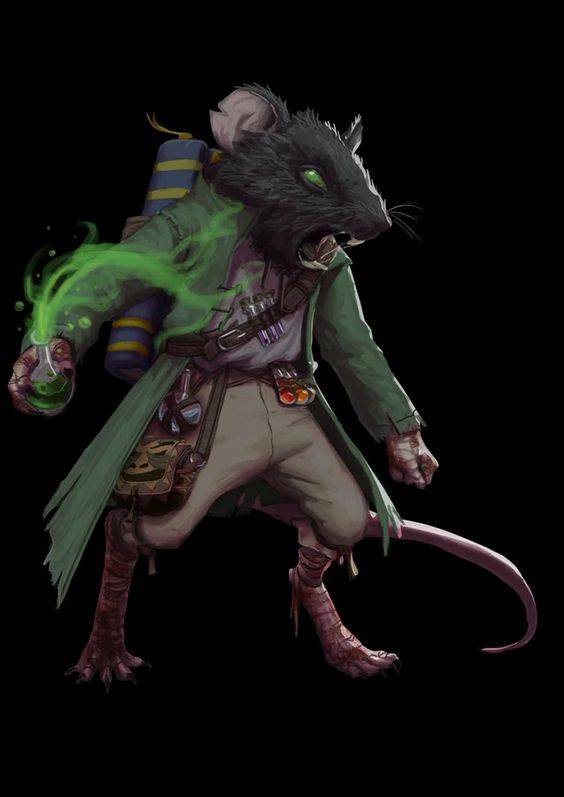 Ratfolk have a propensity for alchemy, and don't hesitate to use it against their enemies.