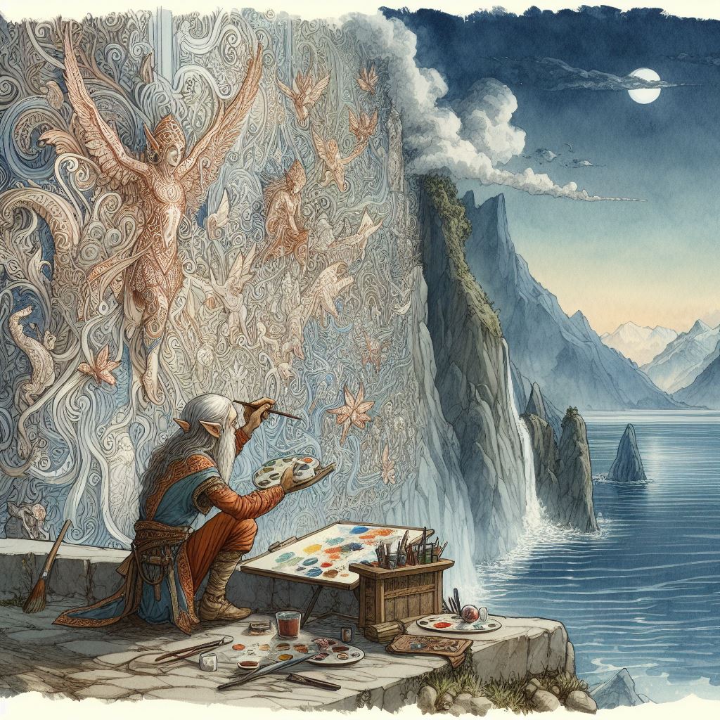 Elves take great pride in their work, and may spend decades on a single piece.