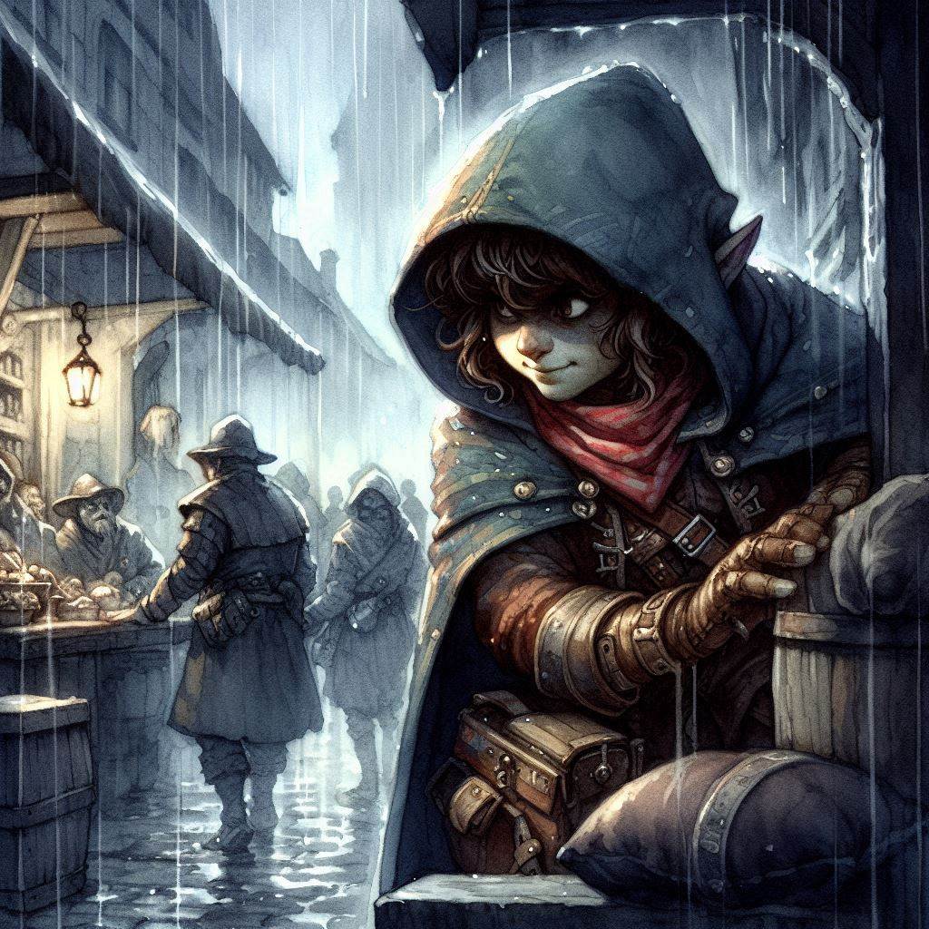 For every Halfling which counteracts their reputation as burglars, there is another to reinforce the stereotype.