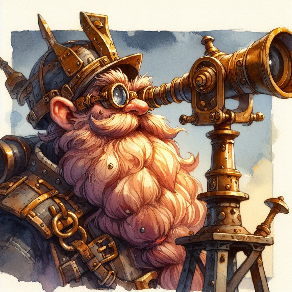 Dosi Tigerseye spends much of his time on top of the Iron Tower, watching for threats to the Great Seal.