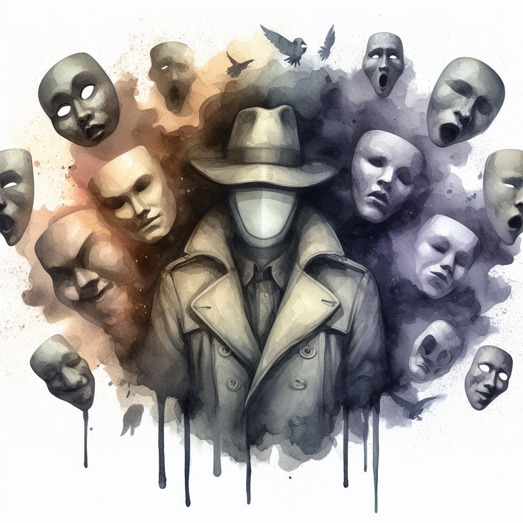 Behind this mask, is another mask.