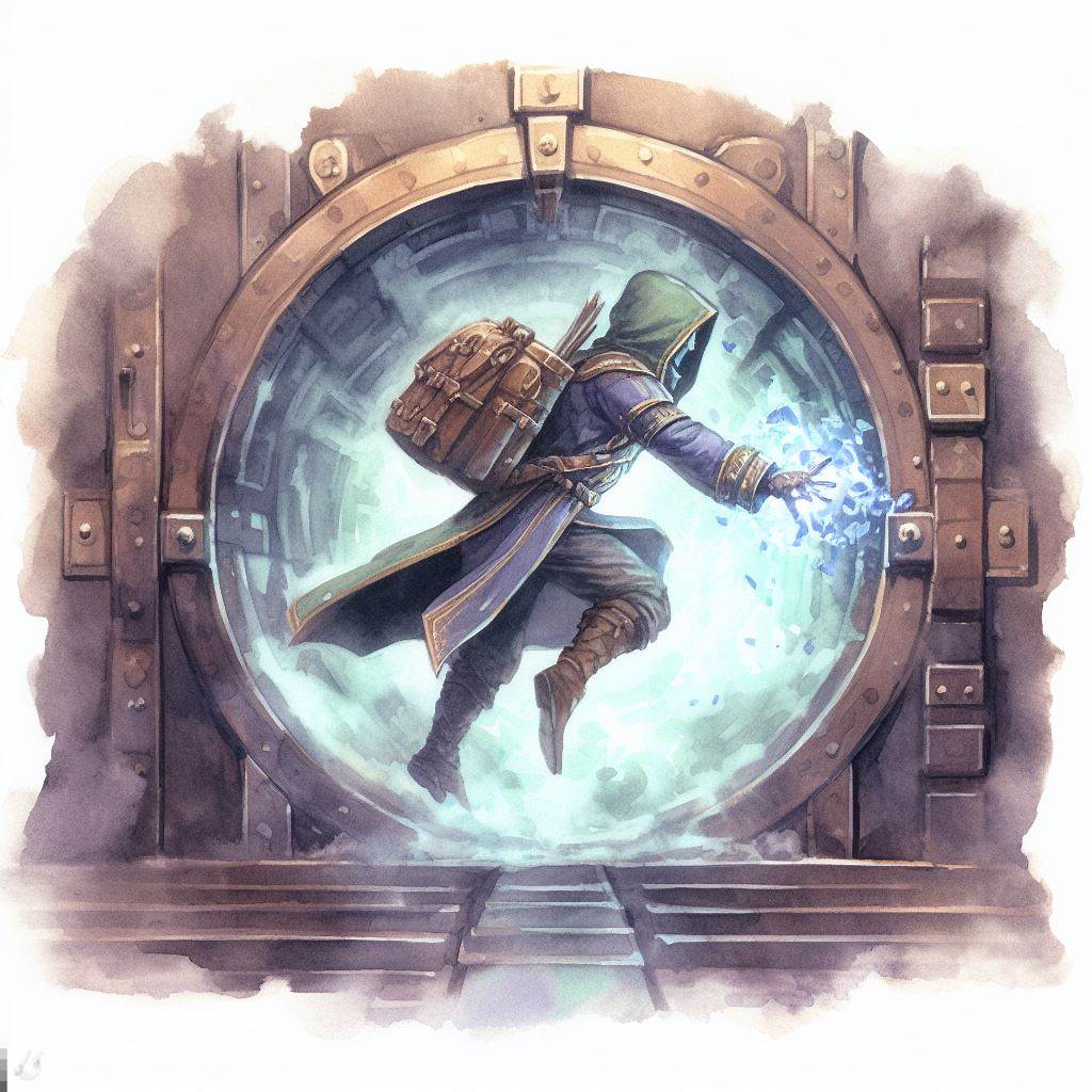 What is a locked door, to someone of your caliber?