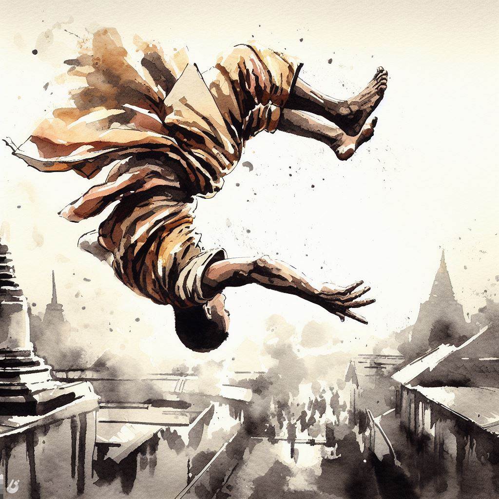 As untouchable as the wind, and quite unhindered by gravity as well.